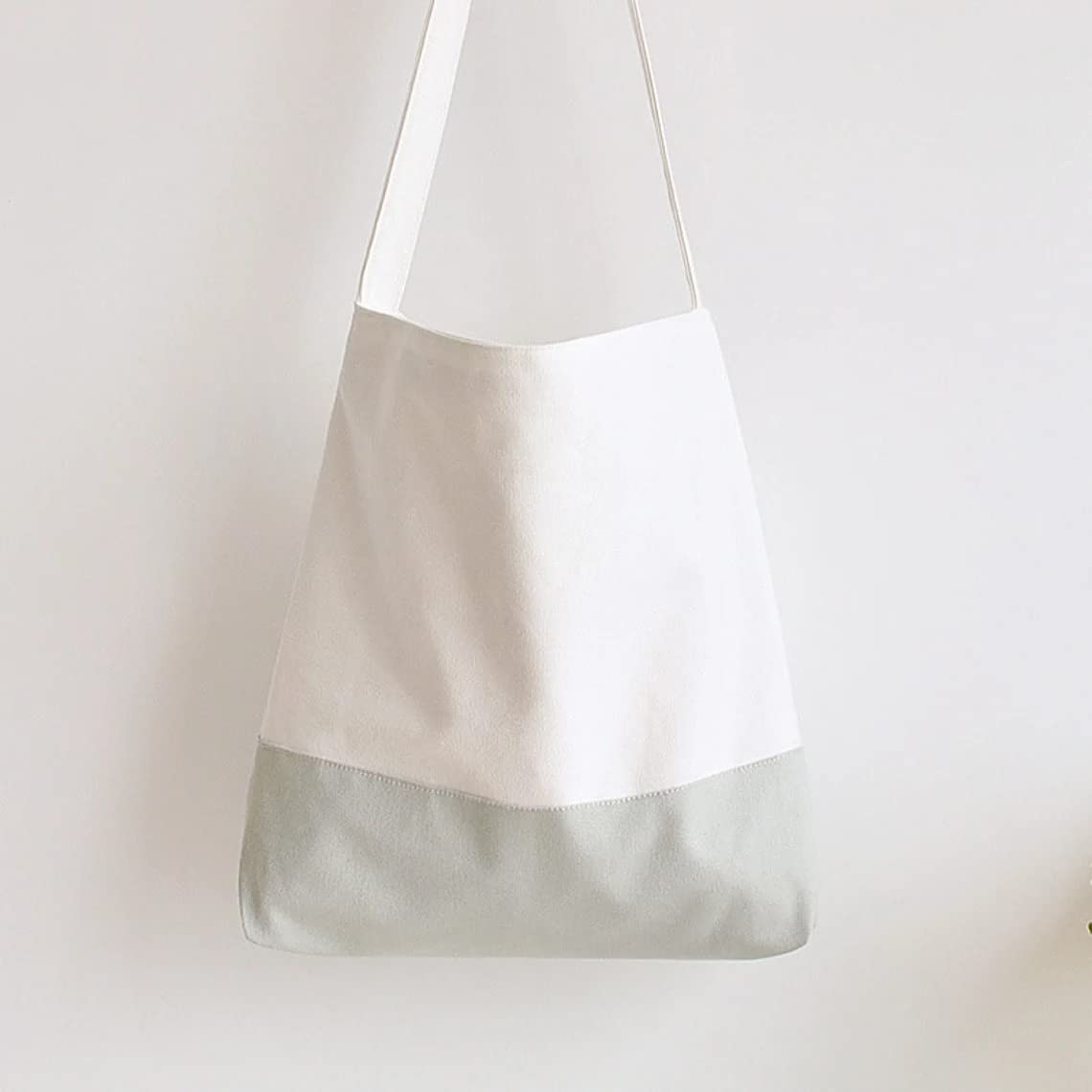 Glowic Reusable Tote Bags|100% Organic Cotton Grocery Bag | Multi-Purpose Bag|Sturdy Canvas Bag with 12kgs Capacity | Multiple Color Designs,Pack of 3(WBAG-66)