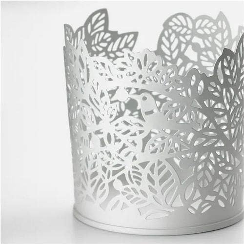 Ikea TSSP Tealight Holder, 8 cm (3 ¼) (White), Metal