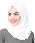 URSHIA GEORGETTE DIAMOND HIJAB PACK OF 5