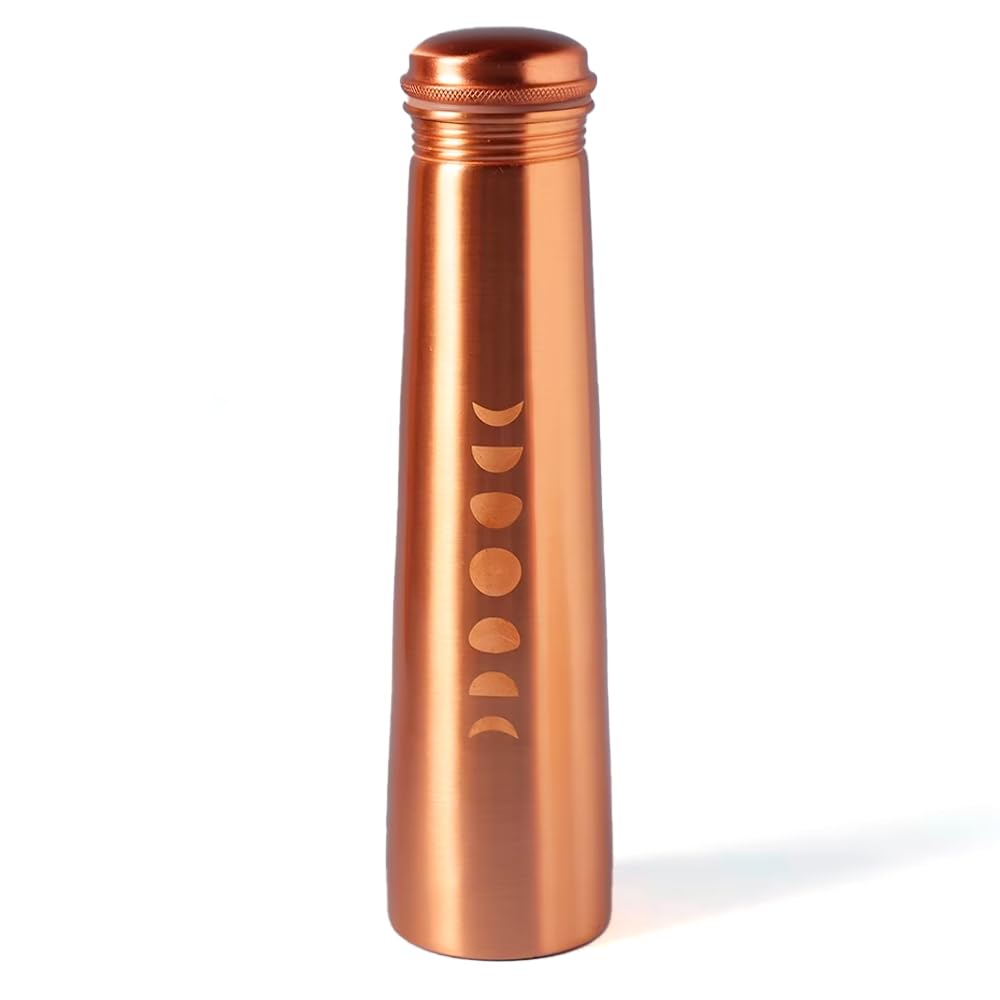 Isha Life Sleek Mystic Moon Copper Bottle I 750ml