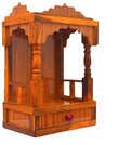fency and Beautiful Wooden Home Temple, Hindu Deity Statue for Home, Office, Bedroom, Living Room (44Hx29Dx19L)(Weight 1900gm)