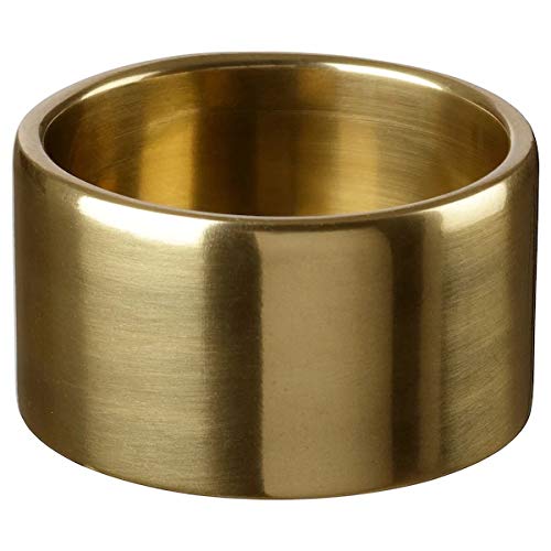 Ikea Metal Tealight Holder, (Gold, 3 cm, 1 )