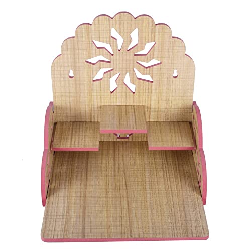 Krupasadhya Temple Model 408 Smart Temple, god Stage, mandir Engineered Wood Home Temple