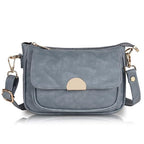 LANCER Hobo Crossbody Shoulder Bag for Women & Girls – Stylish Tote Sling Handbag with Adjustable Strap | Ladies Purse, Travel Casual Office Bag (Grey)
