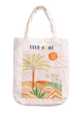 EVER HOME 100% Cotton Reusable Tote Bags | Outer Pocket, Utility Tote bags for Shopping/Grocery Bag & Daily use(Size 45x35x15 cm) (1, Multi2)