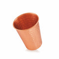 Jalkumbh Pure Copper Glasses Tapper Big Jumbo Water Glass Pure Tamba Glass for Drinking & Serving Water Tumbler-350 ML