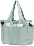 Voroly Tote Bag Women Casual Handbag Shoulder Bag Purses with Zipper and Pockets for Work School Gym Travel Shopping (GREEN)