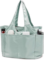 Voroly Tote Bag Women Casual Handbag Shoulder Bag Purses with Zipper and Pockets for Work School Gym Travel Shopping (GREEN)