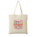 Reusable Cotton Fabric Inspirational Design Printed Tote Bag Ideal for Travel Shopping College & Office Use