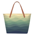 The Purple Tree Oversized Tote Bag for Women - Wave Ripples Tote Bags for College & Daily Use, Travel or Gifts - Large Capacity Handbag