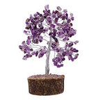 Whitewhale Amethyst Stone Tree Reiki Healing Crystal Gems Spiritual Feng Shui Vastu Table Decor