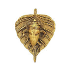 Prince Home Decor & Gifts Metal Pan Patta Ganesh Decorative Wall Hanging Showpiece Figurine Medium (Golden)