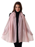 Beau Design Scarf, Lightweight Shawl Wrap for Women, Multiple Colours Available (Nude Pink)