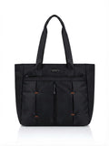 CELEBRINO Spacious Tote Handbag for Women | Nylon Hand Bags with Multiple Zip Compartments | Waterproof Large Shoulder Bag for Office, College, Travel & Shopping | Multi Pocket Zipper Handbags