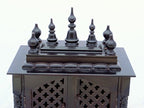 Jodhpur Handicrafts Wood Home Temple (45 x 30 x 60 cm, Beige)
