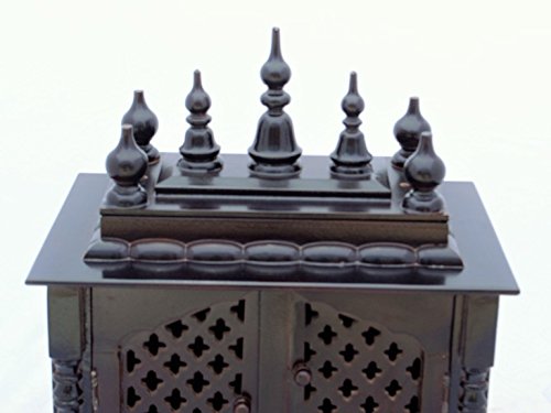 Jodhpur Handicrafts Wood Home Temple (45 x 30 x 60 cm, Beige)