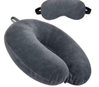 MY ARMOR Height Adjustable Microfiber Pillows Set of 2 for Sleeping - 16x24 Standard Pillow | 6 Months Warranty | 41 x 61 cm - Grey