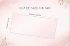 Women's Cotton Scarf, Pink Floral Print, Lightweight with Fringe Detail
