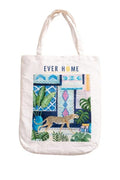 EVER HOME 100% Cotton Reusable Tote Bags | Outer Pocket, Utility Tote bags for Shopping/Grocery Bag & Daily use(Size 45x35x15 cm) (5, Multi3)