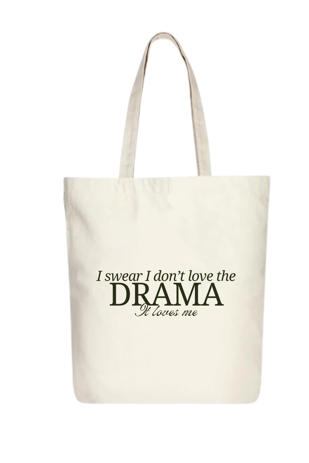 THE UMBRELLA STORE Cotton Canvas Tote Hand Bag with Pocket | Reusable Shopping Carry Bag
