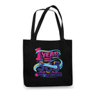 TheYaYaCafe Cotton Black Tote Bag|Multipurpose bag|Lightweight