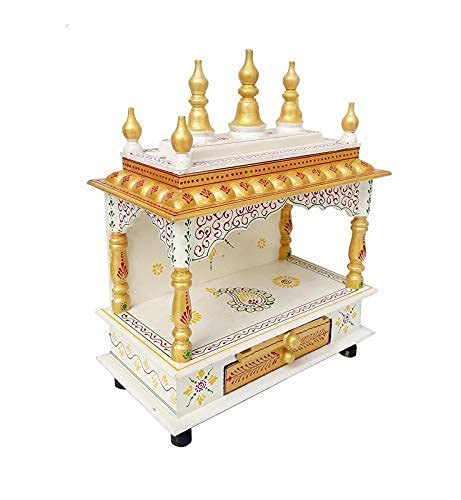 Kamdhenu Art and Craft Wooden Temple/Home Temple/Pooja Mandir/Pooja Mandap/Temple (22)