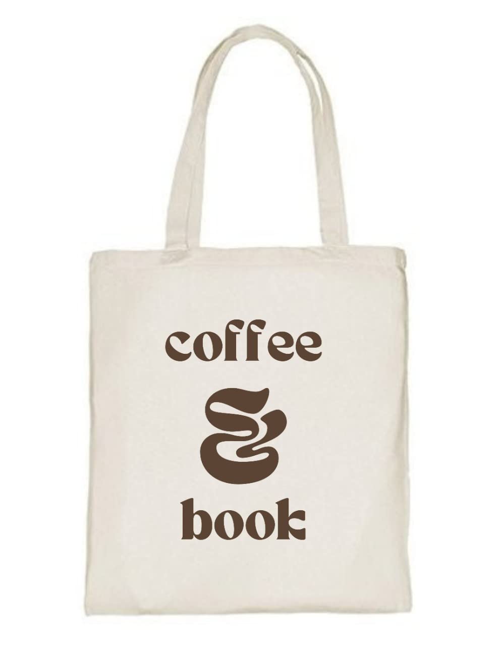Delhi Printing Co. Coffee & book tote bag|Strong Cotton Bag for Shopping | Canvas Tote Bag for Women & Girls | Stylish Cotton Handbags (DCTBH-186)