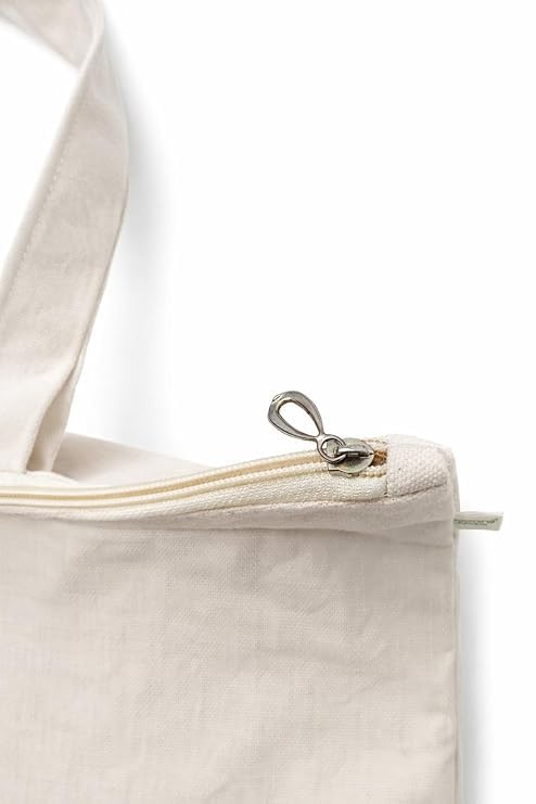 OXAURA 380 GSM Heavy Duty Cotton Canvas Tote Bag Pack of 2 (16x18 Inch) | Reusable Eco Friendly Shopping Grocery Bags | Thick Cloth Bag for Printing, Office, College, Beach Use