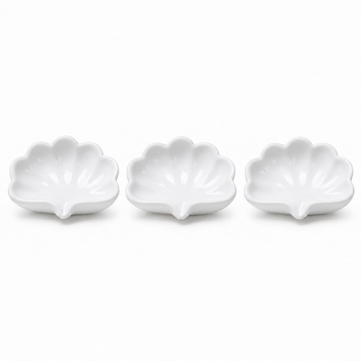 SITSRA Luxury Pink Shell Soap Dish Tray for Bathroom Sink Vanity Counter Decorative Ceramic Soap Holder for Soap Jewelry Keys Sponge Bathroom Accessories Home Decor (3)
