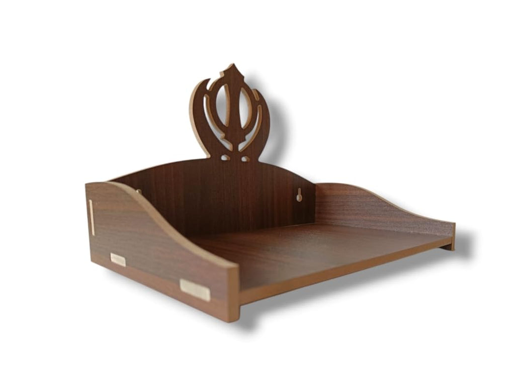 Mini Sikh Khanda Temple, Wooden Mini Khanda Temple, Wall Mount Mini Punjabi Khanda Temple, Home Temple, Home and Office Wall Mount Khanda Temple