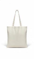 RAVI ARTS Cotton Canvas Tote Bag for Women & Men | 310 GSM Reusable Cloth Shopping Bag with Long Handles | Medium Size 14 x 16 Inch (35.5 x 40.6 cm) | Off-White | Pack of 2