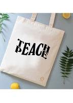 TAJNAN Reusable Tote Bag - 100% Organic Cotton Grocery Bags | Eco-friendly, Multi-purpose | Sturdy Canvas Bag for 15kgs | Multiple Stylish Designs, Valentine's Gift