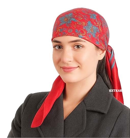 KETKAR Women’s Wool Winter Scarf | Soft & Warm Woolen Muffler | Stylish Cold Weather Wrap for Women | Pack of 1_Red