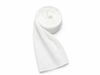 White Georgette Chiffon Hijab Scarf, Lightweight Plain Wrap for Women