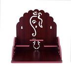 MIDU Temple Model 407 Smart Temple, god Stage, mandir Engineered Wood Home Temple (A44)