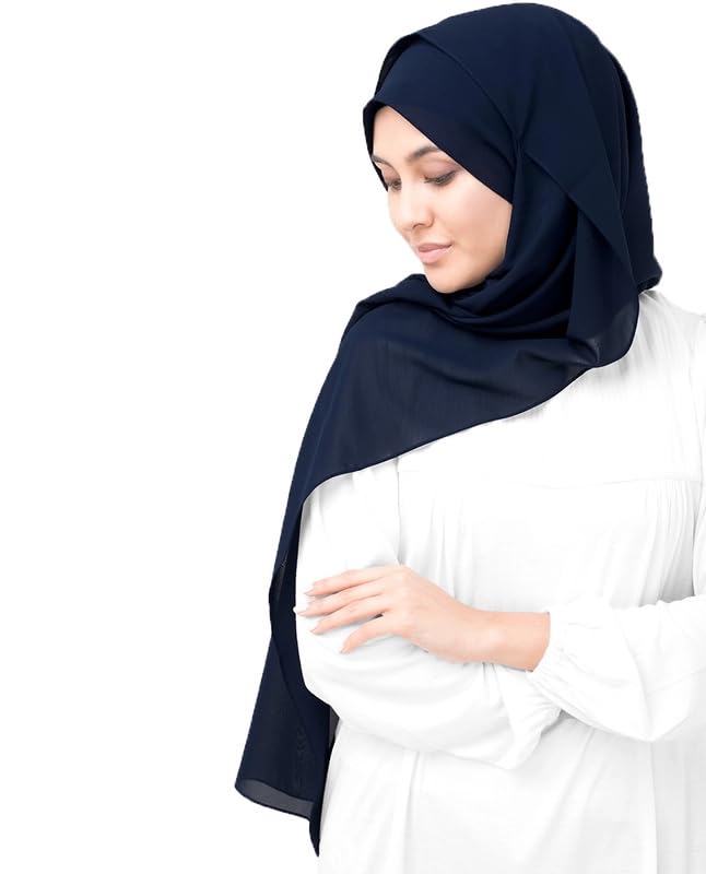 URSHIA DIAMOND GEORGETTE HIJAB PACK OF 10 (PACK OF 10-B)