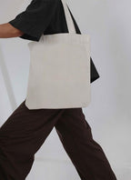 Best Creator Plain Cotton Reusable Shopping Tote Bag (Pack Of 10) 14X16 Inches, Aesthetic College Girl Bag, Multi Use Shopping, Grocery Handbag - Eco-Friendly, Easy To Clean - Off White