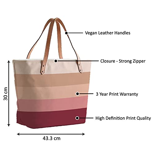 The Purple Tree Fatty Tote Bag for Women (1 Bag) Printed Handbag, Women's Tote, Gift For Women