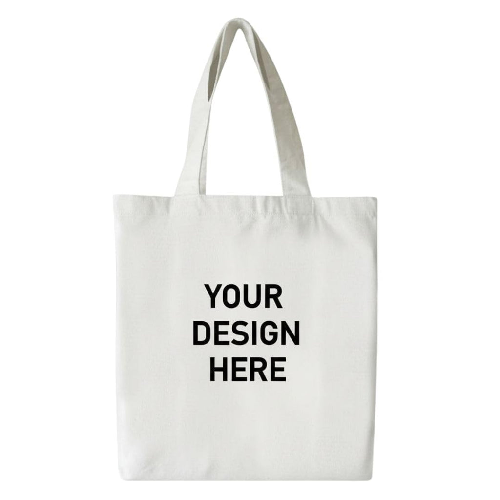 F2P Feel To Print Custom Tote Bag | Personalized Cotton Canvas Tote | Eco-Friendly Reusable Shopping, Travel & Gift Bag with Custom Name, Logo or Design