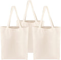 Breezy Blends Canvas Tote Bag for Women, Plain Tote Bag for painting,Reusable Multi-Purpose Cotton Bags for School/Gym/Shopping/Beach & Groceries, DIY Gift Bags Pack of 10