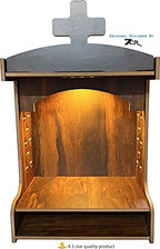 7CR Christian Temple Engineered Wood Home Temple Spritual Holy Catholic Temple with Bible Space for Prayer (Height: 48, DIY(Do-It-Yourself))