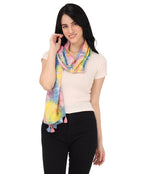 PALATT Cotton Scarf for Women | Lightweight Summer Stole for Women | Soft Breathable Ladies Scarf | Size 70 x 180 cm
