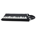 ELBME Pure Cotton Piano Keys Musical Handbag Tote Bag Shopping Bag Gift Black