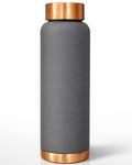 viDixn Pure Copper Water Bottle Ayurvedic Leak-Proof Copper Bottle for Drinking Water – Handcrafted Mandala Design – BPA-Free & Eco-Friendly – Improves Immunity & Digestion (SILK GREY) 950ml