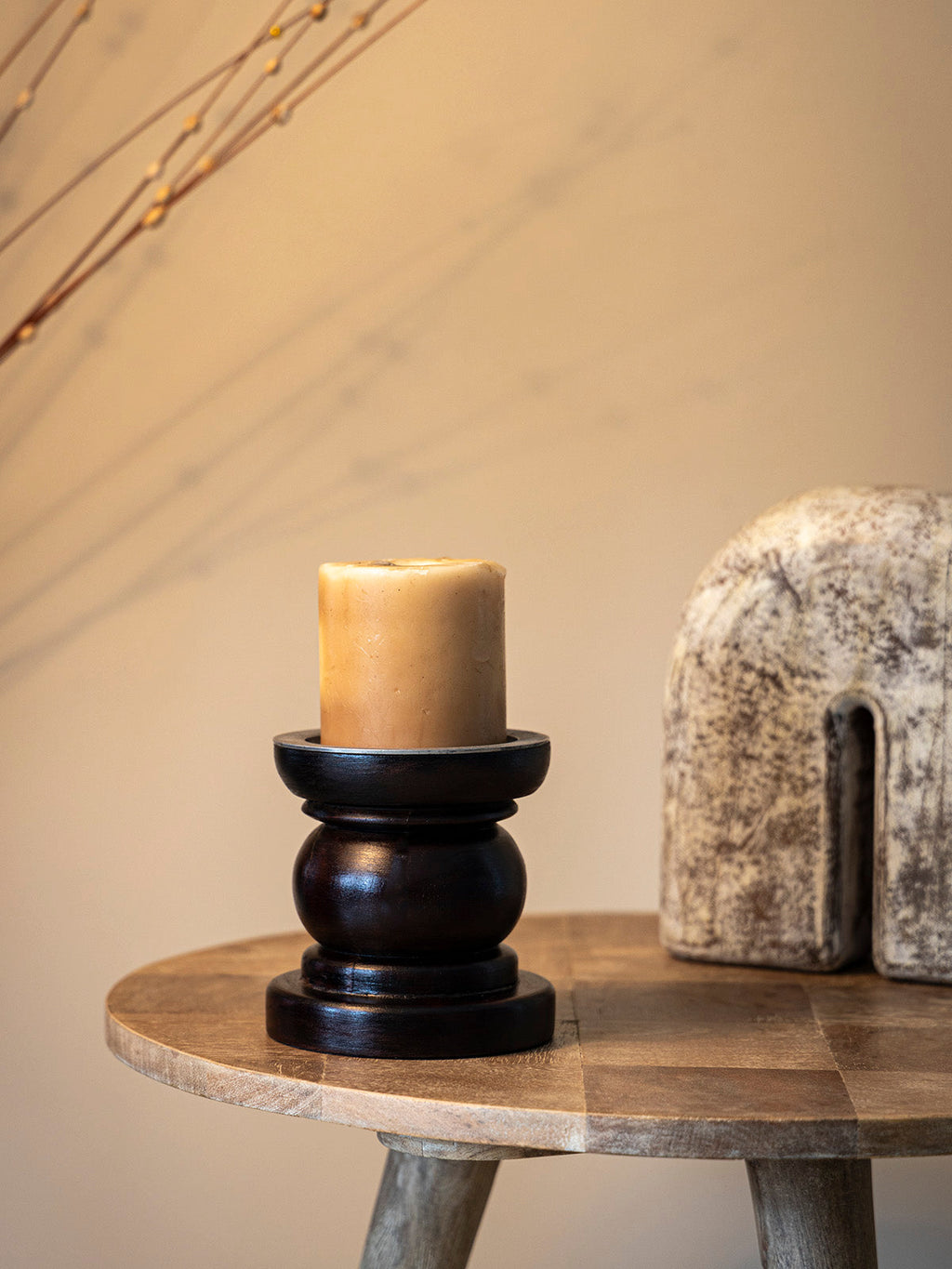 Natehr Candle Stand Contrast Living