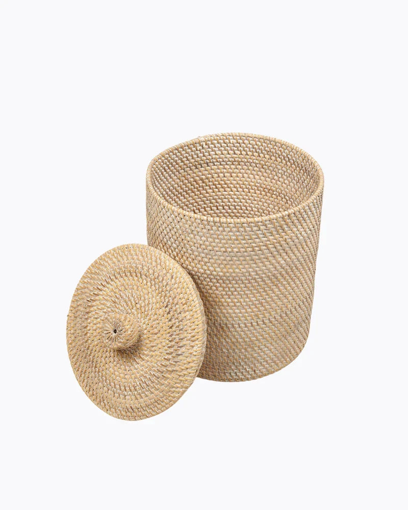 Rattan Handcrafted Storage Basket for Clothes and Toys