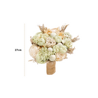 Natural Dried Floral Bouquet Green Nestasia
