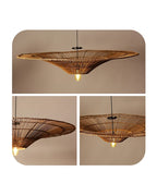 Handmade Bamboo Pendant Light for Balcony and Patio