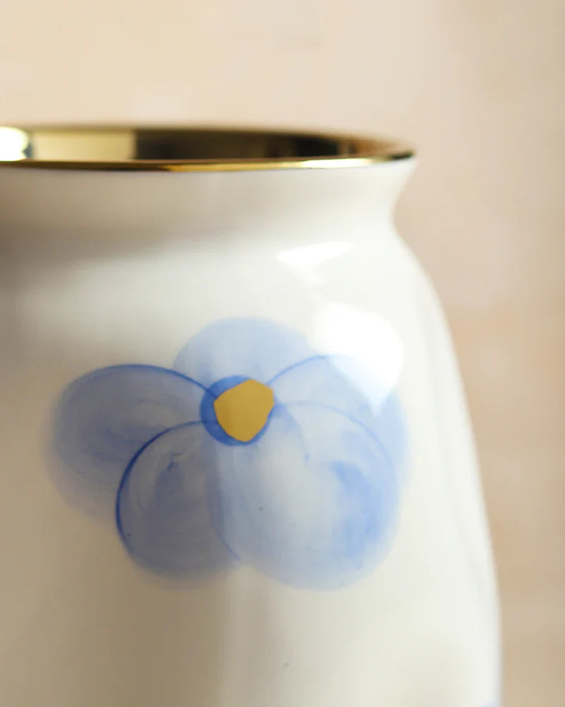 Ceramic Vase with Speckled Finish for Modern Decor