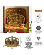 Laxmi Ganesh Figurine for Home Decor and Pooja, Decorative God Idol Murti
